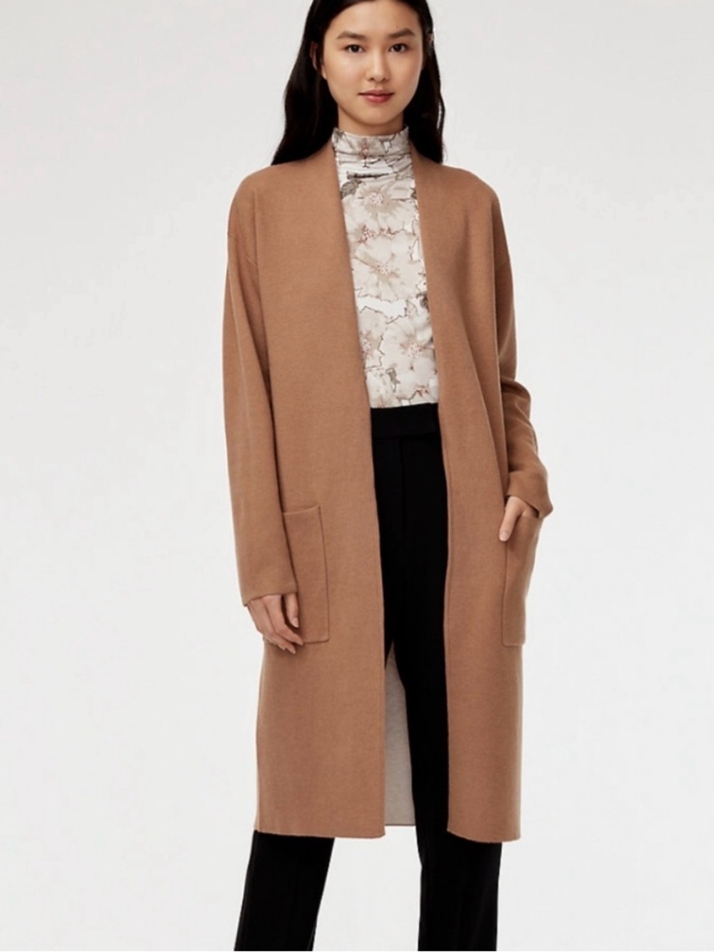 NWT Aritzia Babaton Lance Cardigan in Camel- Small